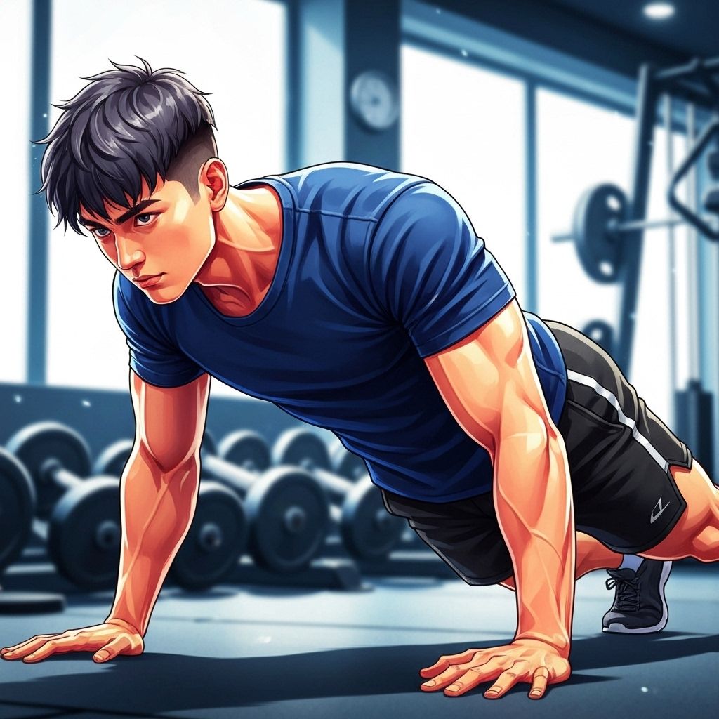 Diamond Push Ups illustration