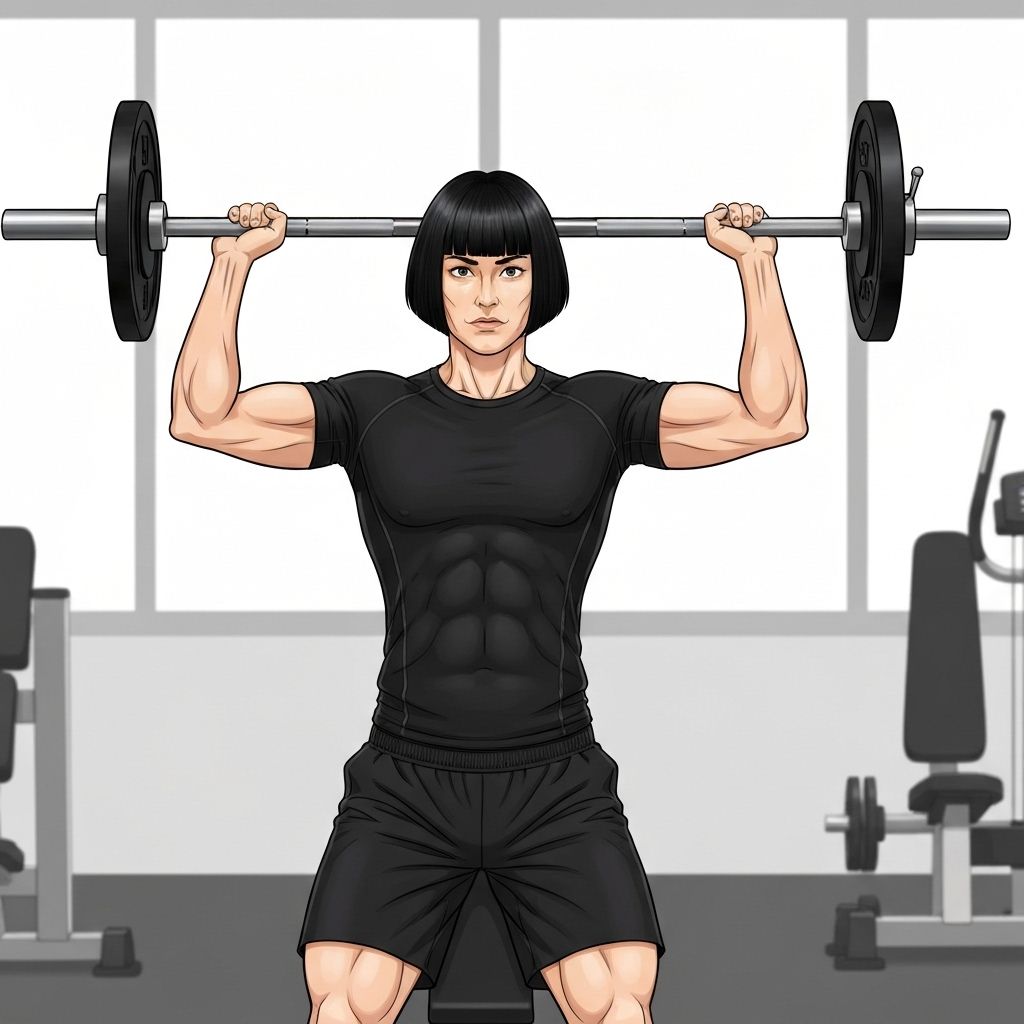 Cable Shoulder Press illustration