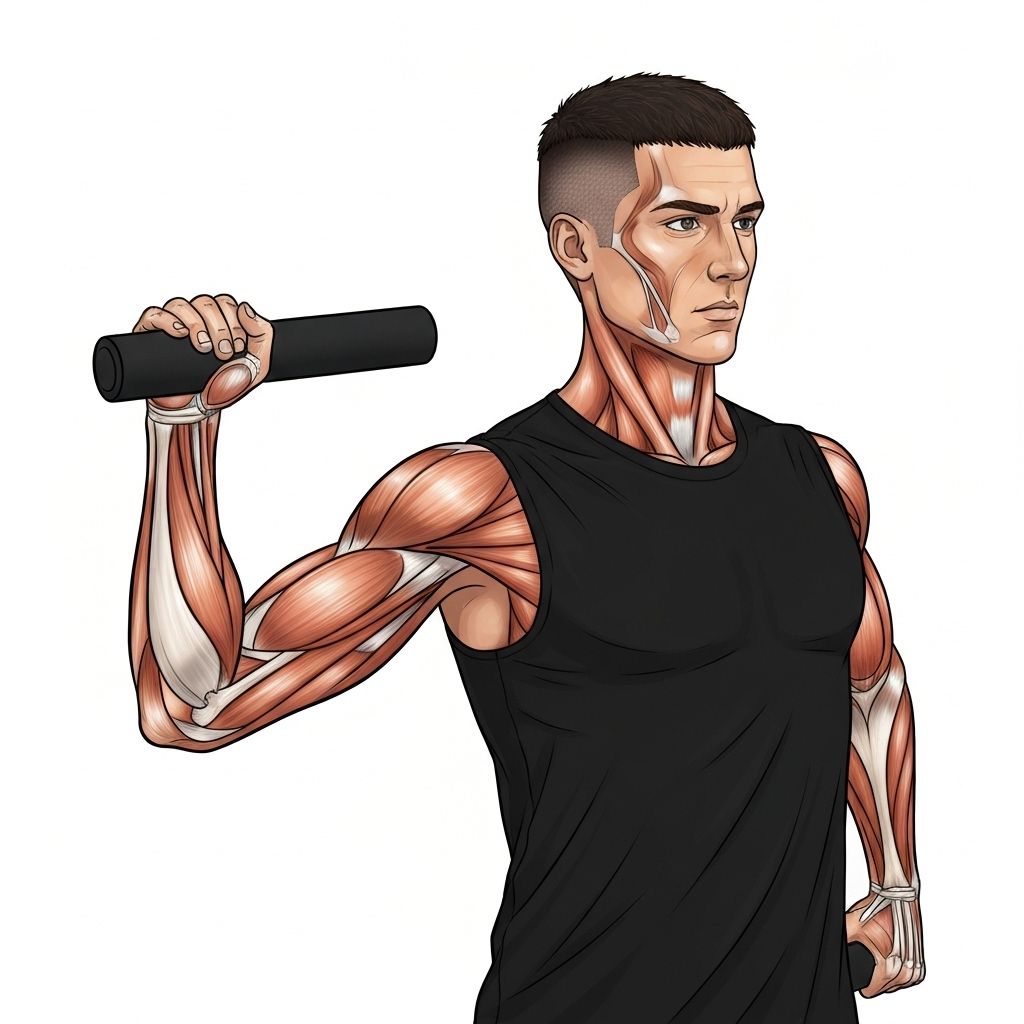 Rope Tricep Extensions illustration